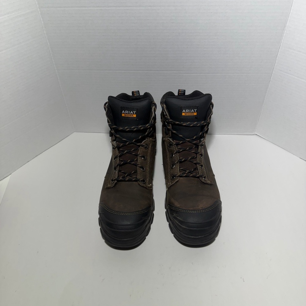 Ariat Men's Black and Brown Steel Toe boots
